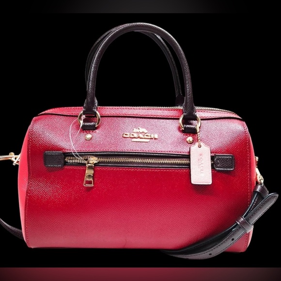 COACH Rowan Satchel Bag in Colorblock 😍🔥 - Picture 2 of 12